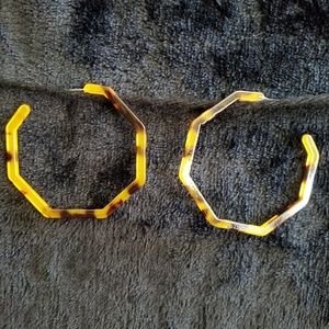 Acrylic Hoop Earrings